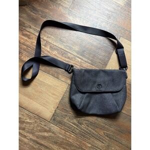 IVIVVA  LuLuLemon Women's Girls Black Shimmer Bag Purse Crossbody